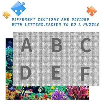 Nattork 1000 Piece Sea World Jigsaw Puzzle for Families