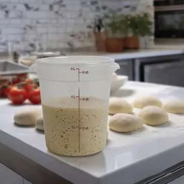 Cambro BPA-Free 6-Quart Food Storage Container - Ideal for Baking