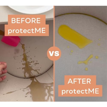 protectME Premium Fabric Protector and Stain Guard for Upholstery Carpet Shoes - Non Toxic, Water Based, Non-Flammable Protector Refill - 84.5 fl. Ounces