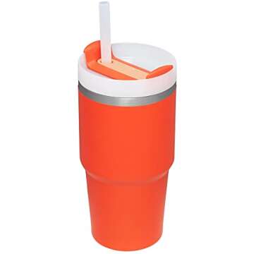 Stanley Quencher H2.0 Tumbler with Straw 20 oz | Flowstate 3-Position Lid | Cup Holder Compatible fo...