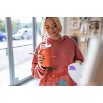 Stanley Quencher H2.0 Tumbler 20 oz with Straw for Travel