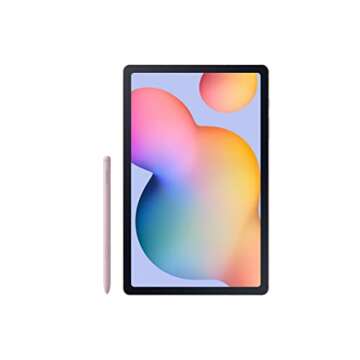 SAMSUNG Galaxy Tab S6 Lite 10.4" 64GB WiFi Android Tablet w/ S Pen Included, Slim Metal Design, Crystal Clear Display, Dual Speakers, Long Lasting Battery, SM-P610NZIAXAR, Chiffon Rose