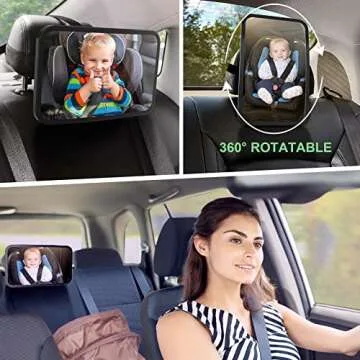Save Every Journey with Baby Car Mirror Rear Facing