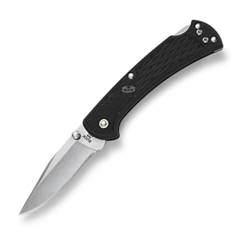 Buck Knives 112 Folding Hunter Slim Pocket Knife - Versatile and Reliable for Everyday Use