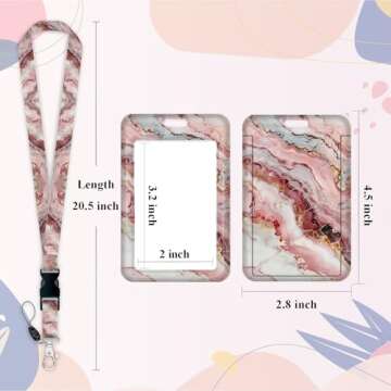 Stylish Badge Holder Lanyard with Retractable Reel for Professionals