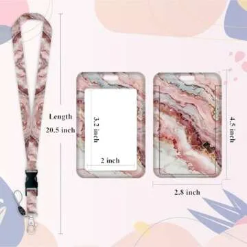 Stylish Badge Holder Lanyard with Retractable Reel for Professionals