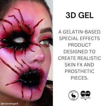 Mehron Makeup Blood Essential Kit | 4 Piece Halloween & Special FX Blood Set Includes 3D Gel (.5oz), Coagulated (.5oz), Squirt in Bright Arterial(2 oz), and Stage in Dark Venous(1oz)