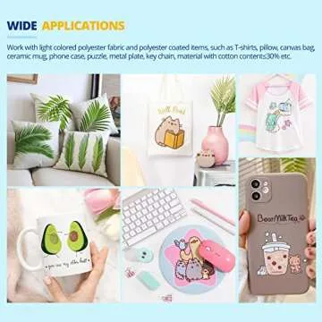 HTVRONT Sublimation Paper 8.5x14 Inch - 200 Sheets Transfer Paper Compatible with Inkjet Printer, Heat Transfer Paper for Tumblers, Mugs, T-shirts and Other Sublimation Blanks