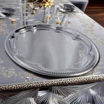 Maro Megastore Pack of 4 Elegant 18.1 Inch Serving Platters