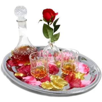 Maro Megastore Pack of 4 Elegant 18.1 Inch Serving Platters