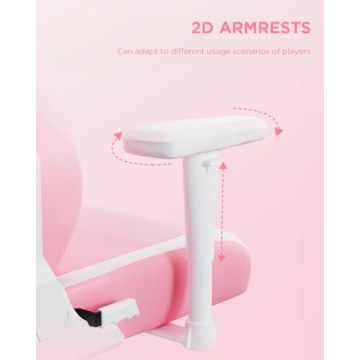 AutoFull C2 Gaming Chair with Bunny Ear Design and Lumbar Support