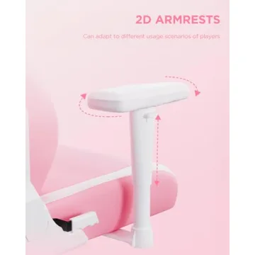 AutoFull C2 Gaming Chair with Bunny Ear Design and Lumbar Support