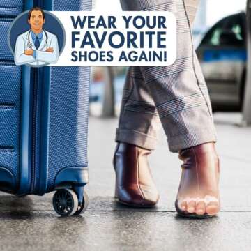 Dr. Frederick's Original Gel Toe Spreaders - 2 ct - Soft Toe Spacers for Bunions & Overlapping Toes - Pain Relief Orthotic for Men & Women - One Size