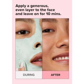 I DEW CARE Korean Heartleaf Clay Mask - Yoga Kitten | Wash-off Clay Mask For Blemish-prone Skin with Kaolin, Heartleaf, and Tea Tree Extract, Home Spa, Korean Skincare, Glass Skin Look, 2.5 Fl Oz