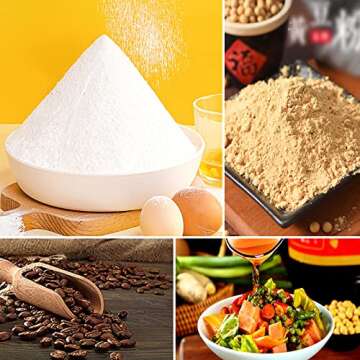 Wuudi Measuring Spoons, Stainless Steel Measuring Cups, All in One Set of 7 for Measuring Dry and Liquid Ingredients