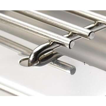 Built in BBQ Grill 550 sq in 100% Stainless Steel BKB 301 Brick BBQ Kit with Warming Rack