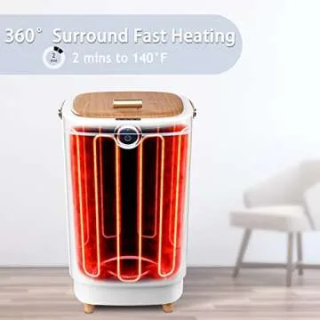 Luxury Portable Towel Warmer that Heats Quickly and Easily