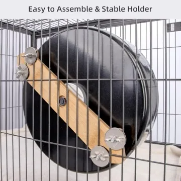 Niteangel Silent Chinchilla Exercise Wheel 13.8'' Large Activity Wheel