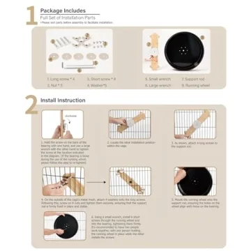 Niteangel Silent Chinchilla Exercise Wheel 13.8'' Large Activity Wheel