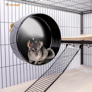 Niteangel Silent Chinchilla Exercise Wheel 13.8'' Large Activity Wheel