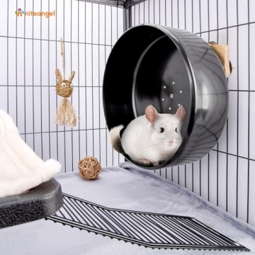 Niteangel Silent Chinchilla Exercise Wheel 13.8'' Large Activity Wheel