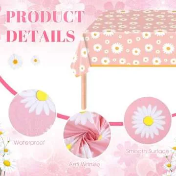 Domensi Daisy Party Set for 30 Guests, Perfect for Celebrations