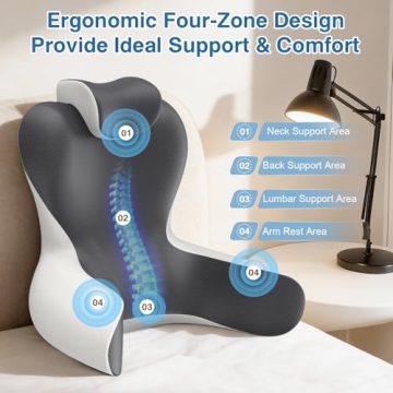 Comfortable Reading Pillow for Back & Neck Support