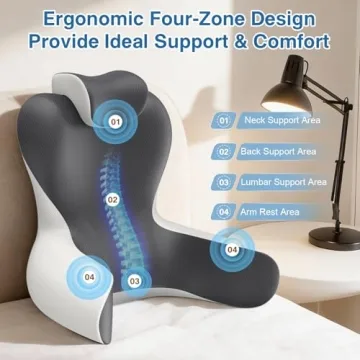 Comfortable Reading Pillow for Back & Neck Support