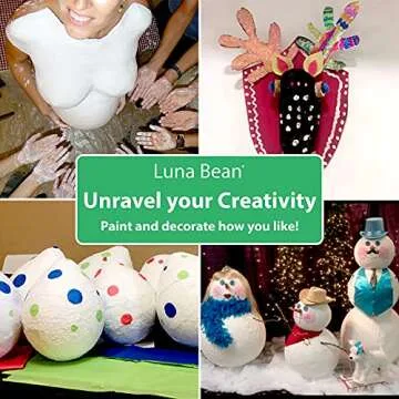 Plaster Cloth 1 Pack - Paper Mache for Sculptamold, Sculptures - Plaster of Paris for Crafts & Arts Projects (4'' X 180'')