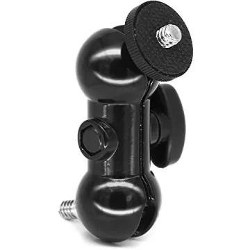 2Pack Camera Clamp Mount with Flexible Double Ballhead