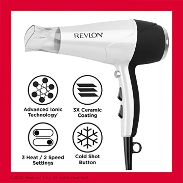 REVLON Volume Booster Hair Dryer with Diffuser for Volume