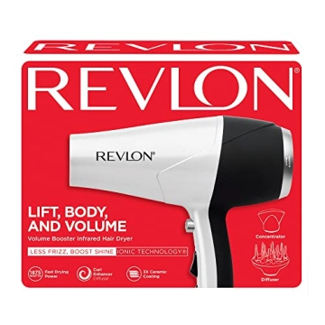 REVLON Volume Booster Hair Dryer with Diffuser for Volume