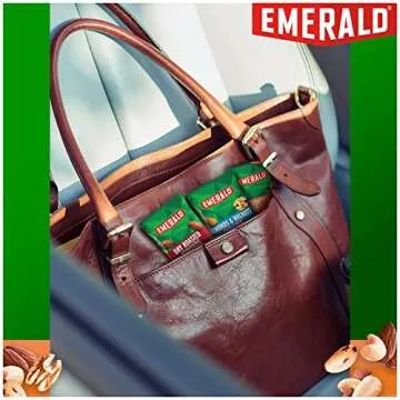 Emerald Nuts Mixed Nuts Variety Pack 18ct (1-Pack) , 100-Calorie Individual Packs , Features Dry Roasted Almonds, Natural Almonds & Walnuts, and Roasted & Salted Cashews