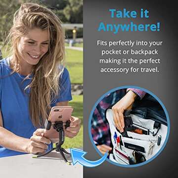 Square Jelly Grip Tripod for Smartphones – Flexibility & Stability