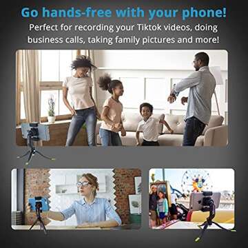 Square Jelly Grip Tripod for Smartphones – Flexibility & Stability