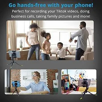 Square Jelly Grip Tripod for Smartphones – Flexibility & Stability