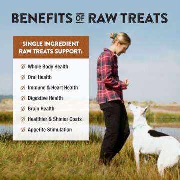 Northwest Naturals Raw Rewards Freeze-Dried Bison Liver Treats for Dogs and Cats - Bite-Sized Pieces - Healthy, 1 Ingredient, Human Grade Ingredients, All Natural - 3 Oz