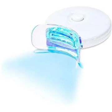 AuraGlow Teeth Whitening Gel & LED Light Booster