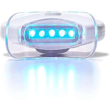 AuraGlow Teeth Whitening Gel & LED Light Booster