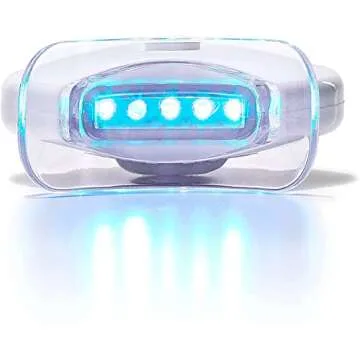 AuraGlow Teeth Whitening Gel & LED Light Booster