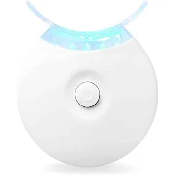 AuraGlow Teeth Whitening Gel & LED Light Booster