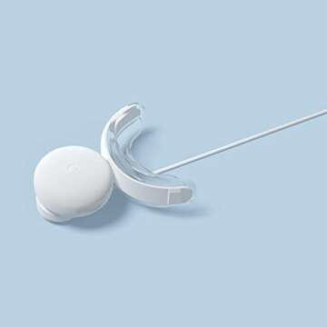 AuraGlow Teeth Whitening Gel & LED Light Booster