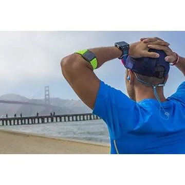 Scosche Rhythm+ Heart Rate Monitor Armband- Optical Heart Rate Armband Monitor with Dual Band Radio ANT+ and Bluetooth Smart - Bonus Pack Includes Additional Free Armband (Green)