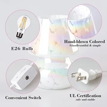 COOSA Mushroom Lamp Dimmable Colorful Cloud Night Light