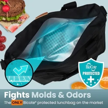 KARRICO Insulated Lunch Bag - XL Stylish Tote for Women