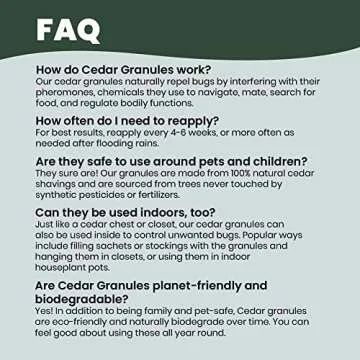 Cedarcide Lawn, Home & Garden Cedar Granules | Use on Fleas, Ticks, Ants & Mosquitoes | Smells Great, Easy to Use | Family & Pet Safe | 1 Bag (8 Lbs)