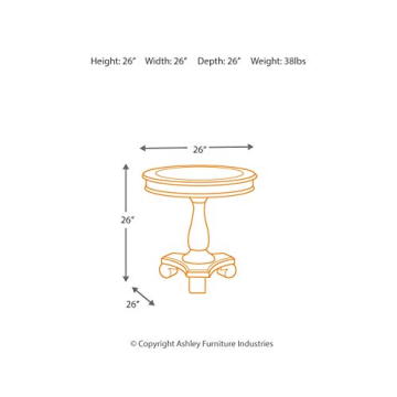 Stylish Mirimyn End Accent Table for Home Decor