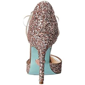 Betsey Women's Sb-stela Champagne Glitter Pumps - 7.5 M US