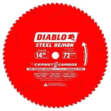 Steel Demon 72T Cermet II Carbide Ferrous Metal Saw Blade