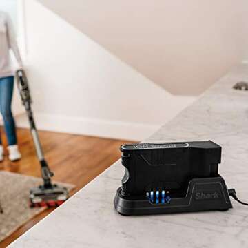 Shark ION F80 Lightweight Cordless Stick Vacuum with MultiFLEX, DuoClean for Carpet & Hardfloor, Hand Vacuum Mode, and (2) Removable Batteries (IF281)